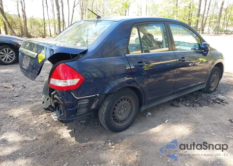 2008 Nissan Versa 1.8S из США, поврежденный, VIN 3N1BC11E08L459840